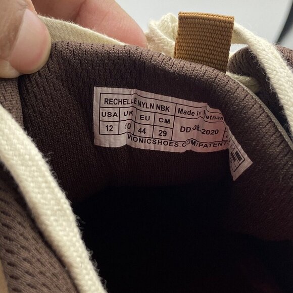 Vionic Women Curran Rechelle Brown Pink Beige Athletic Shoes Size 12 Nubuck - Picture 6 of 6